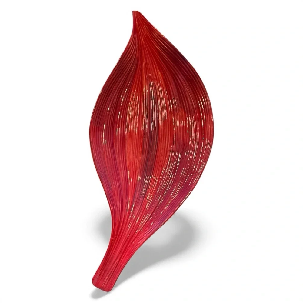 Laurie Gates Anna Bloom leaf plate, spectacular, food safe, difficult to find